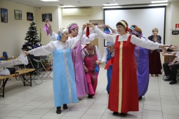 Танцоры отметили Новый год праздничным концертом