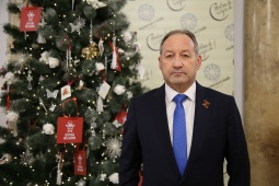 Поздравление Главы МО Академическое Игоря Григорьевича Пыжика с Новым годом и Рождеством