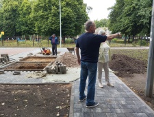 Продолжаются работы по комплексному благоустройству территории муниципального образования Академическое