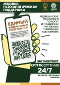Специальный чат для получения медико-психологической помощи участникам СВО и их семьям  