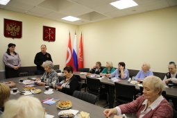 ТРАДИЦИОННАЯ ВСТРЕЧА С ВЕТЕРАНАМИ В ПРЕДДВЕРИИ ДНЯ ПОБЕДЫ