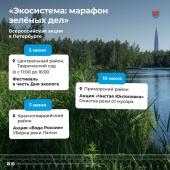 В Северной столице стартовала всероссийская акция «Экосистема: марафон зелёных дел»