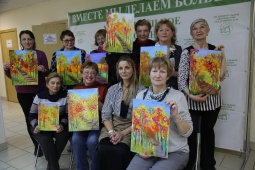 Мастер-класс по живописи с Александрой Карповой