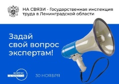 НА СВЯЗИ - Государственная инспекция труда в Ленинградской области НА СВЯЗИ - Государственная инспекция труда в Ленинградской области