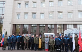 Девять автомобилей передали для нужд воинских подразделений бойцов СВО   