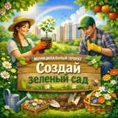 МУНИЦИПАЛЬНЫЙ ПРОЕКТ "СОЗДАЙ ЗЕЛЕНЫЙ САД" ПЕРЕХОДИТ В РЕЖИМ ОНЛАЙН!