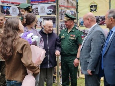 100-летие отметил ветеран Великой Отечественной войны, полковник, личный радист Г.К.Жукова Федор Федорович Цветков