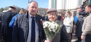 На Дворцовой площади в Санкт-Петербурге прошел военный парад в честь 78-летней годовщины Победы в Великой Отечественной войне