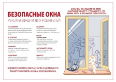 ПАМЯТКА ДЛЯ РОДИТЕЛЕЙ по профилактике выпадения детей из окон