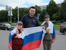 Патриотическая акция в честь Дня России