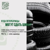 Куда петербуржцы могут сдать отработанные шины?