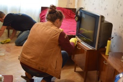 В МО МО Академическое прошла благотворительная акция "Чистый дом для ветерана"