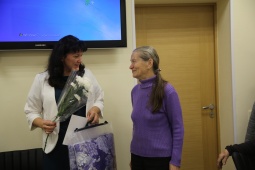 Встреча Литературной гостиной "Вдохновение" открылась чествованием юбиляра