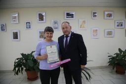 Завершилась выставка творческих работ Нины Тамм