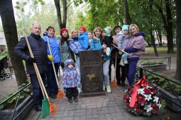 АКЦИЯ ЧИСТОТЫ НА АЛЛЕЕ ПАМЯТИ