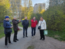 РАБОЧИЙ ОБХОД ТЕРРИТОРИИ С ГЛАВОЙ МУНИЦИПАЛИТЕТА: улица Вавиловых, д. 4, к. 2