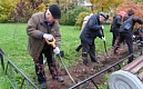 Акция по посадке деревьев с ветеранами МВД