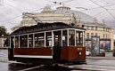 Трамваи проехали по центру Петербурга в честь дня рождения любимого транспорта
