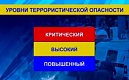 Уровни террористической опасности